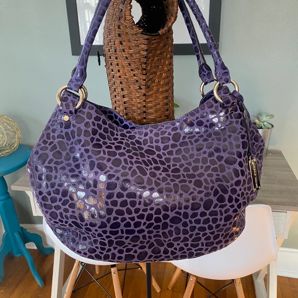 Antonio Melani purple shoulder bag